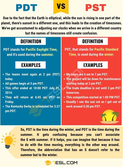 pdt or pst in california.
